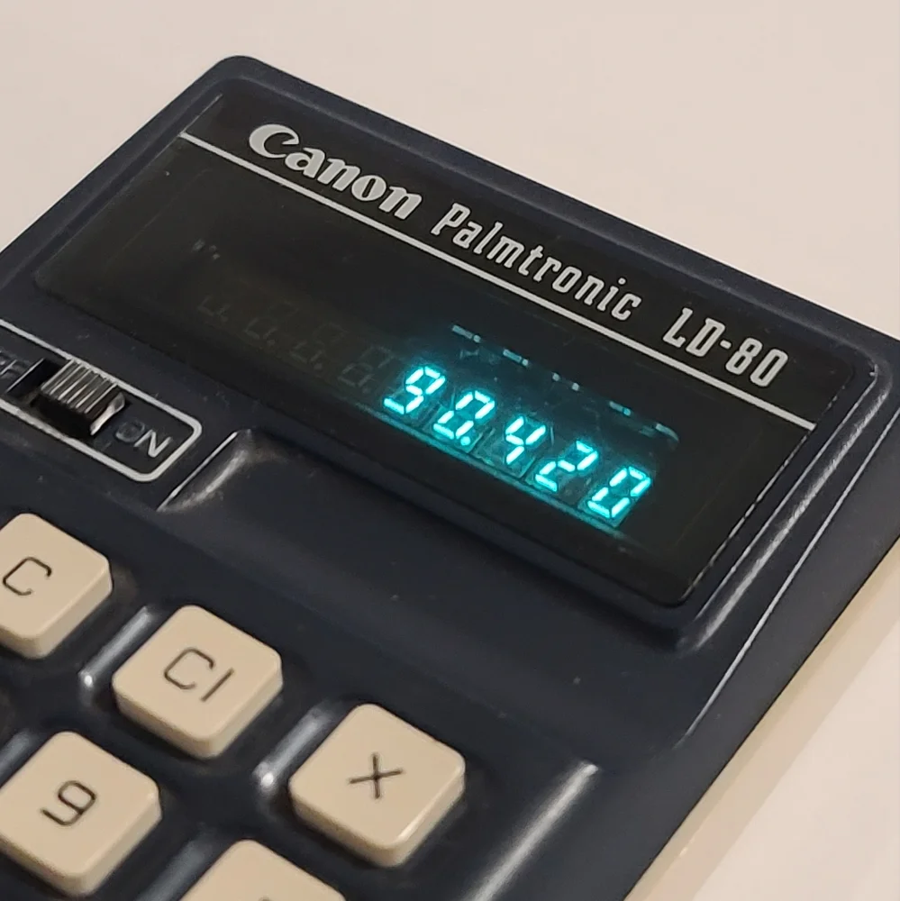 Vintage Canon palmatronic LD-80 calculator